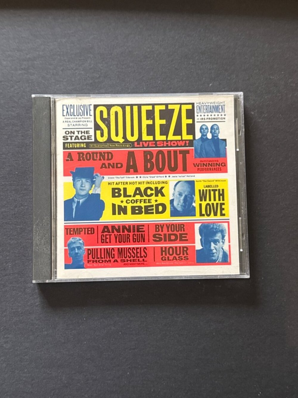 Squeeze "A Round And A Bout" CD Album 1990 Includes Classic Tracks Like "Tempted